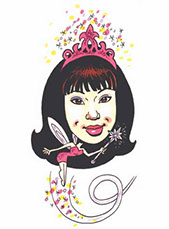 Fairytale, Gift Caricatures by Bill Wylie, Caricature from a photo, Action Caricatures by Bill