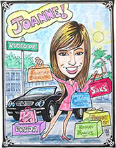 Get Well Gift Caricature from photo by Bill Wylie