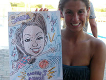 Action Caricatures by Bill Wylie, Scottsdale, AZ Friendly Caricature.  Bill draws you doing your favorite activity in action