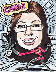 Superhero Gift Caricature Elastigirl